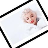 Marilyn Monroe white framed print 40x30cm - British product