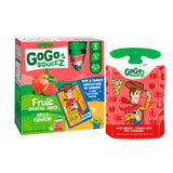 GoGo Squeez apple strawberry smoothie pouch 4x90g, UK version