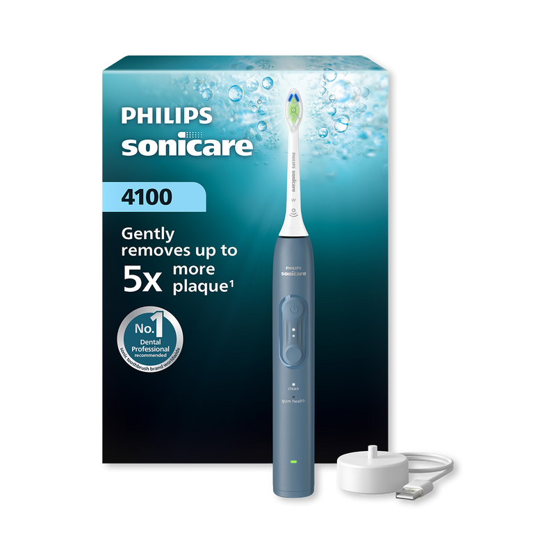 Philips Sonicare 4000 electric toothbrush Marine Blue (British brand)