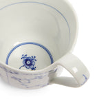 Royal Copenhagen Blue Fluted Half Lace mug, imported from the UK