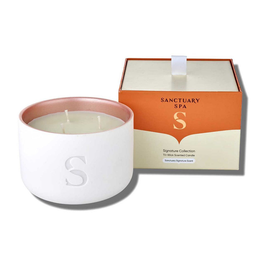 Sanctuary Spa Signature Collection Tri-Wick Scented Candle