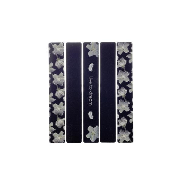 Danielle Creations Midnight Breeze nail files 5 pack, imported from the UK