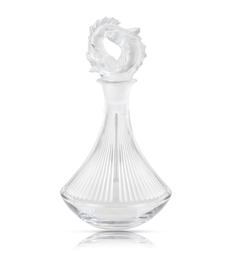 Lalique Poissons decanter, UK version