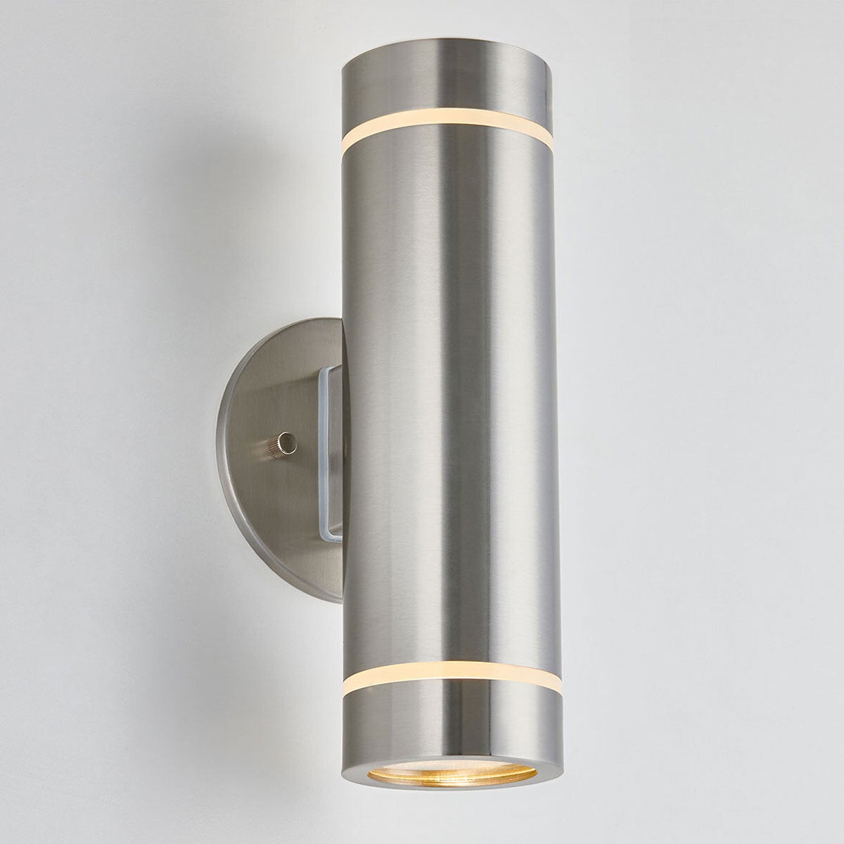 Artika C7 stainless steel wall light, UK version