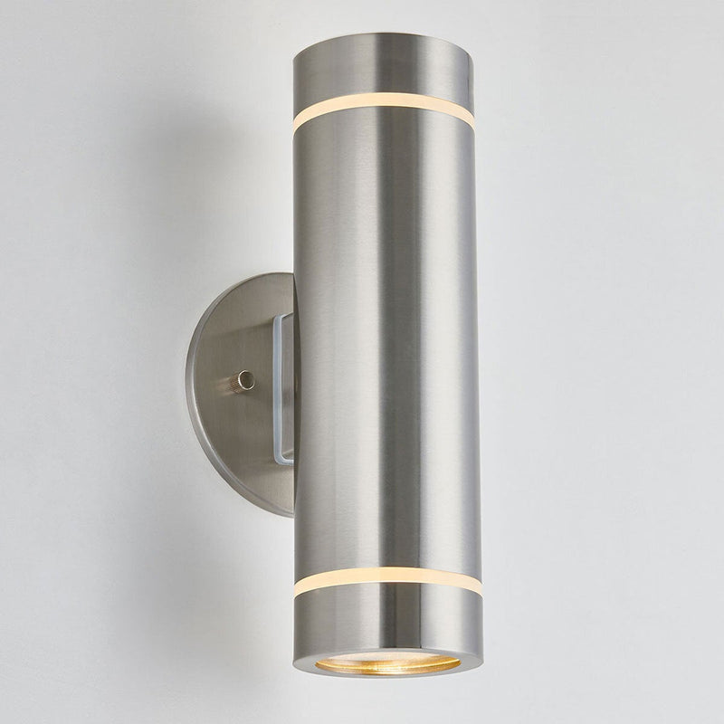 Artika C7 stainless steel wall light, UK version