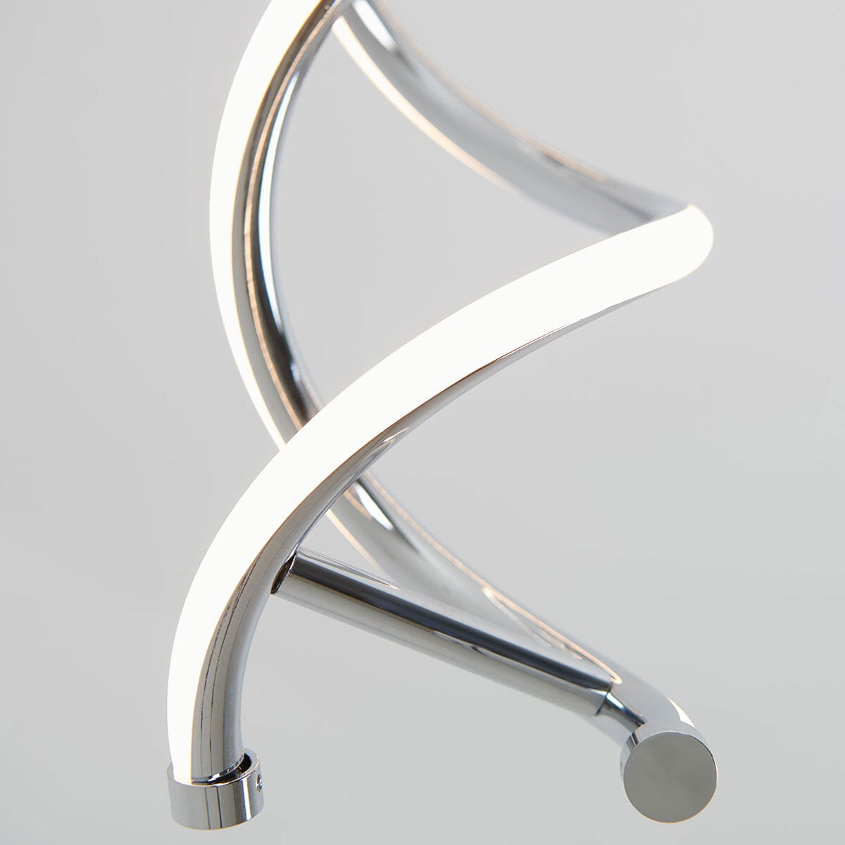 Artika DNA single light LED pendant chrome, imported from the UK