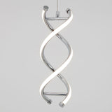 Artika DNA single light LED pendant chrome, imported from the UK