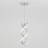 Artika DNA single light LED pendant chrome, imported from the UK