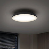 Artika Flint FM LED ceiling pendant light in black, imported from the UK