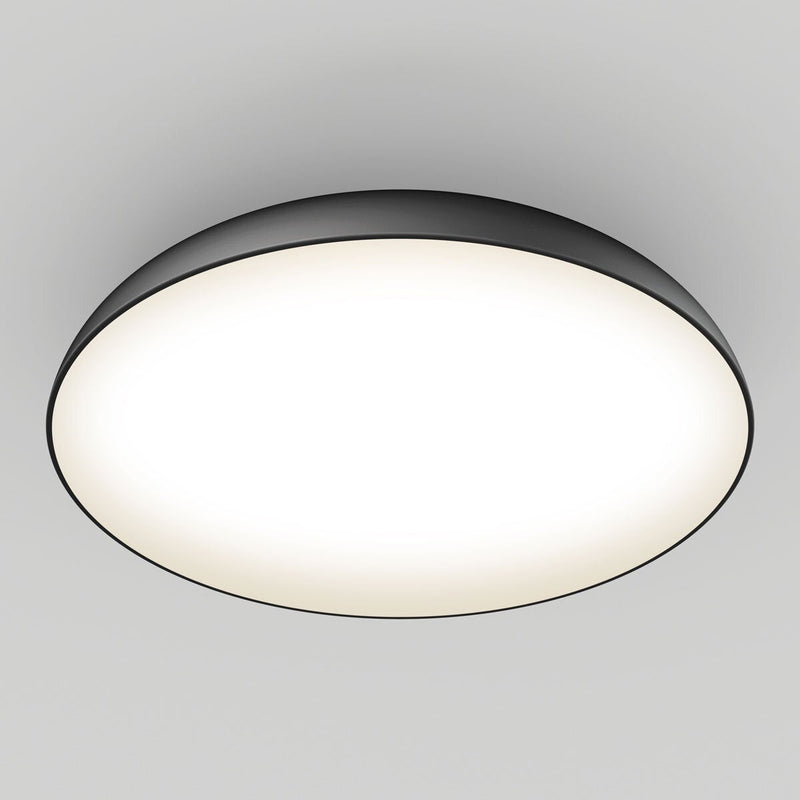 Artika Flint FM LED ceiling pendant light in black, imported from the UK