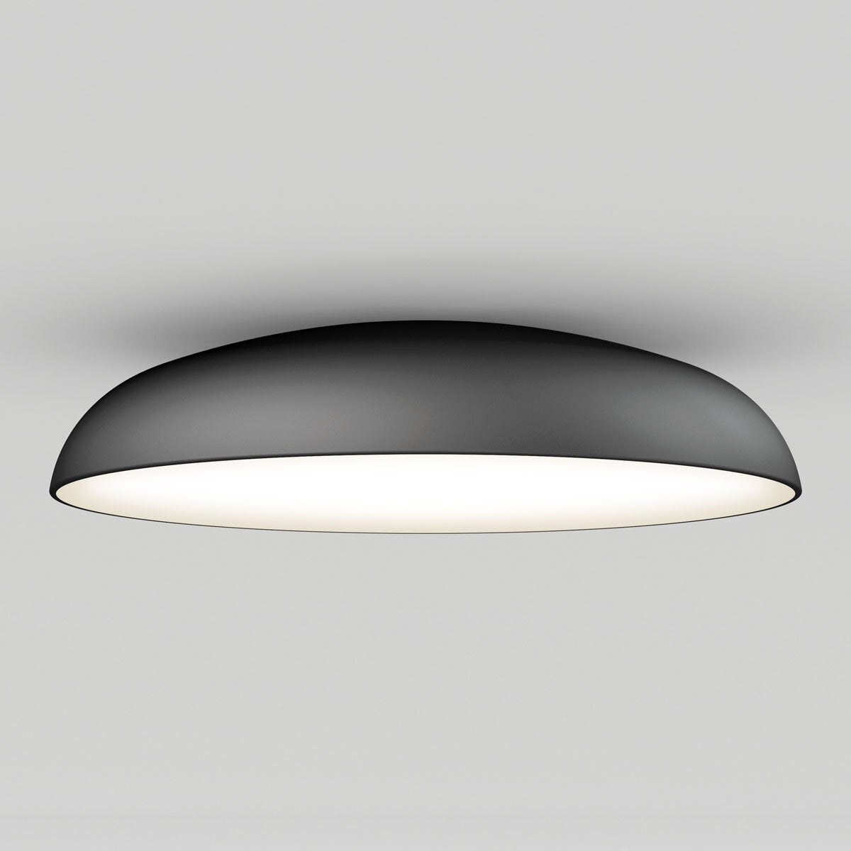 Artika Flint FM LED ceiling pendant light in black, imported from the UK