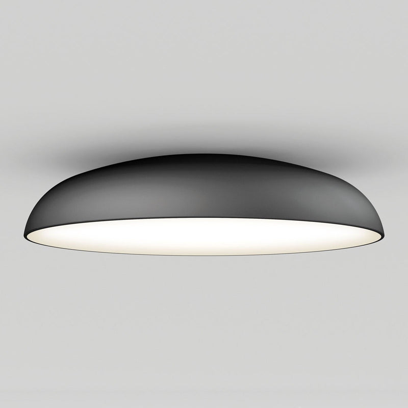 Artika Flint FM LED ceiling pendant light in black, imported from the UK
