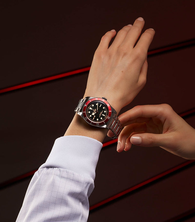 Tudor Black Bay stainless steel watch 41mm (British brand)
