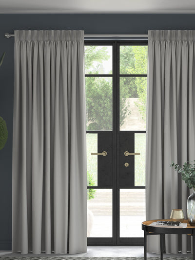 Next Silver Made to Measure Curtains- Buy online at McGrocer