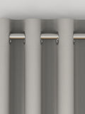 Silver made to measure curtains in 100% cotton, imported from the UK