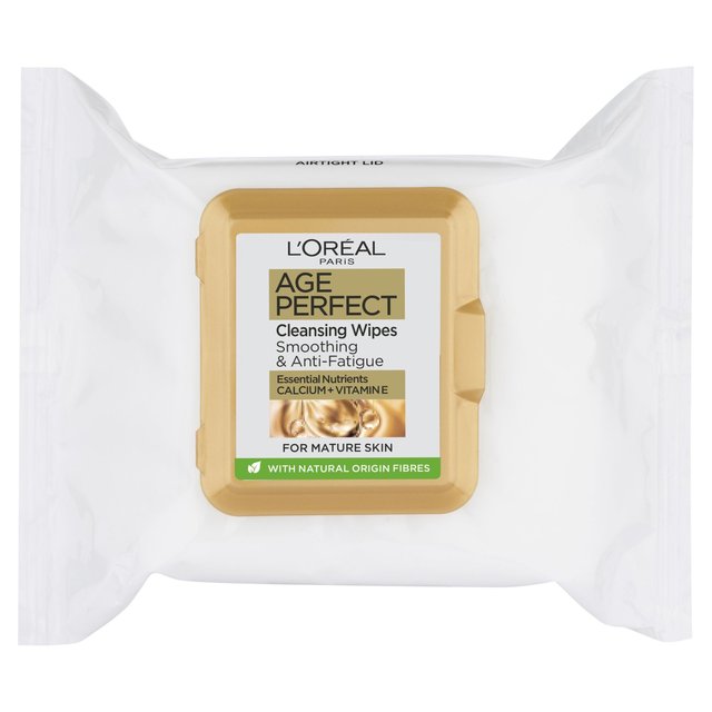 L'Oreal Age Perfect Smoothing Cleansing Wipes   25 per pack GOODS M&S   