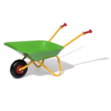Rolly wheelbarrow toy green metal imported from the UK
