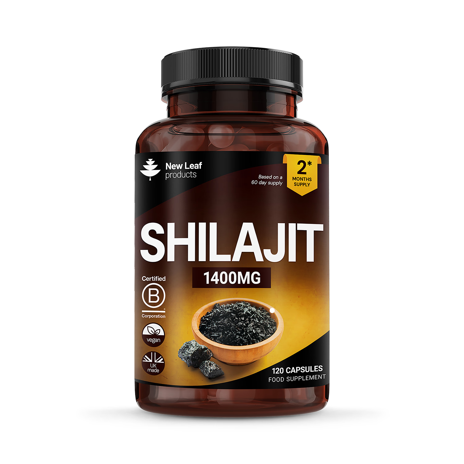 New Leaf Shilajit capsules 120 count - British product