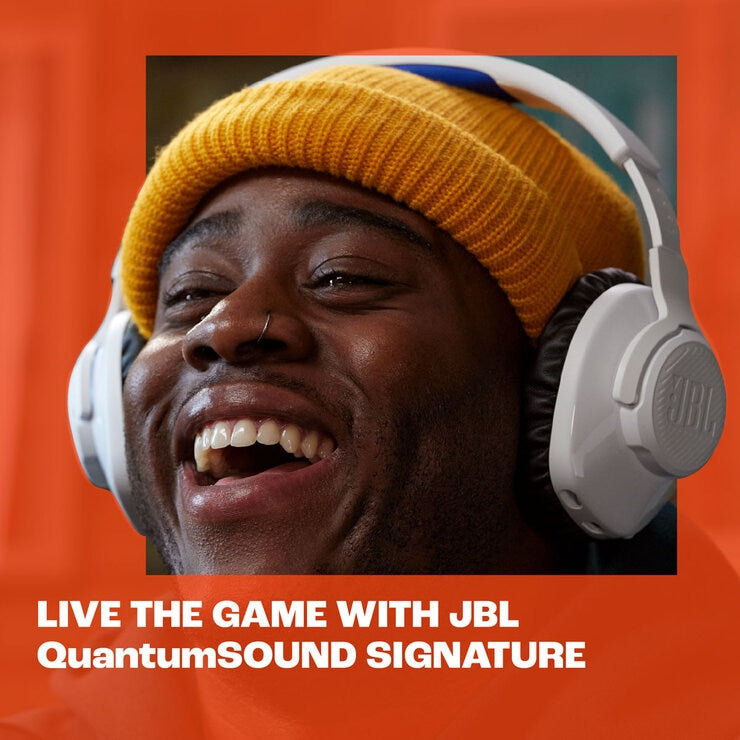 JBL Quantum 360P wireless gaming headset white blue (British brand)
