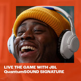 JBL Quantum 360P wireless gaming headset white blue (British brand)