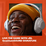 JBL Quantum 360P wireless gaming headset white blue (British brand)