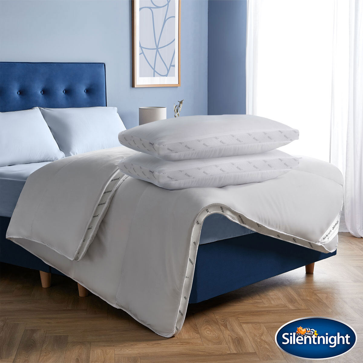 Silentnight Airmax duvet and pillow bundle double 10.5 tog (British brand)