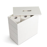 Habitat Tongue & Groove Toilet Roll Store White GOODS Sainsburys   