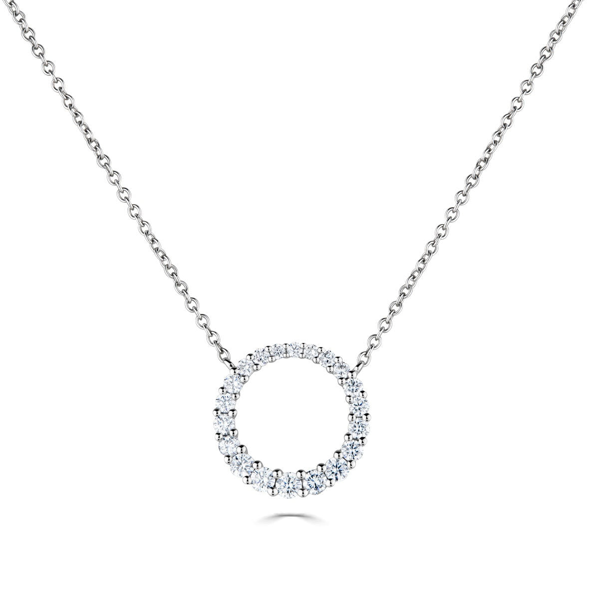 Costco 0.60ctw round brilliant diamond pendant in 18ct white gold (British brand)