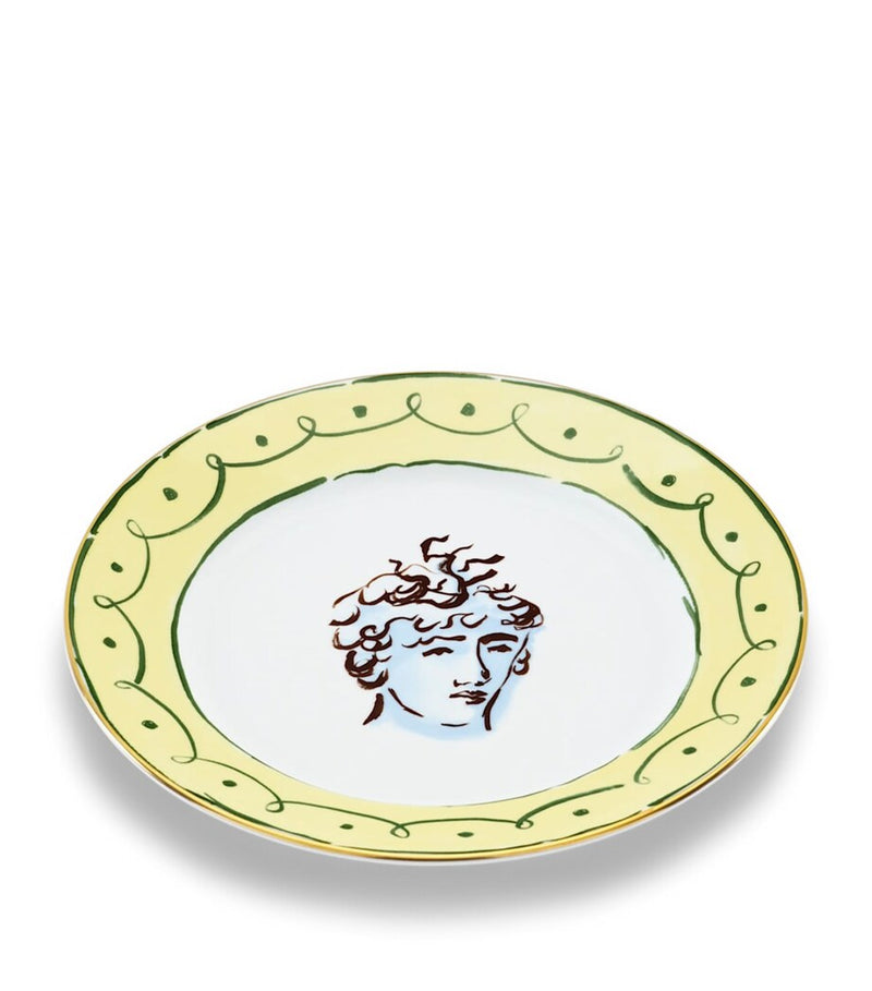 GINORI 1735 Porcelain Il Viaggio di Nettuno Plate 28cm - British product