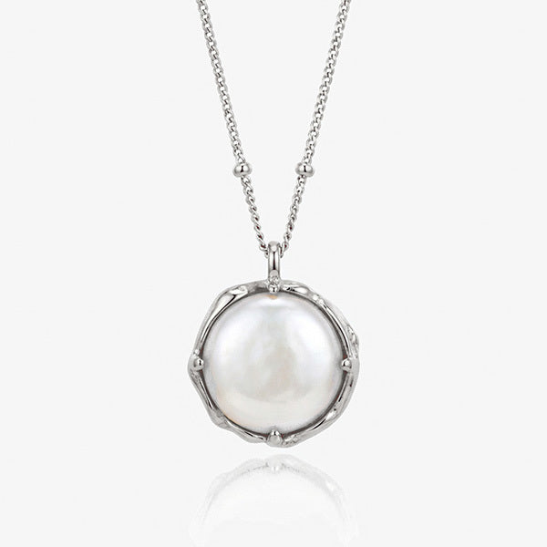 MUCHV Pearl Necklace with Bobble Chain - British product
