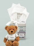 Babyblooms personalised knitted baby blanket - British product