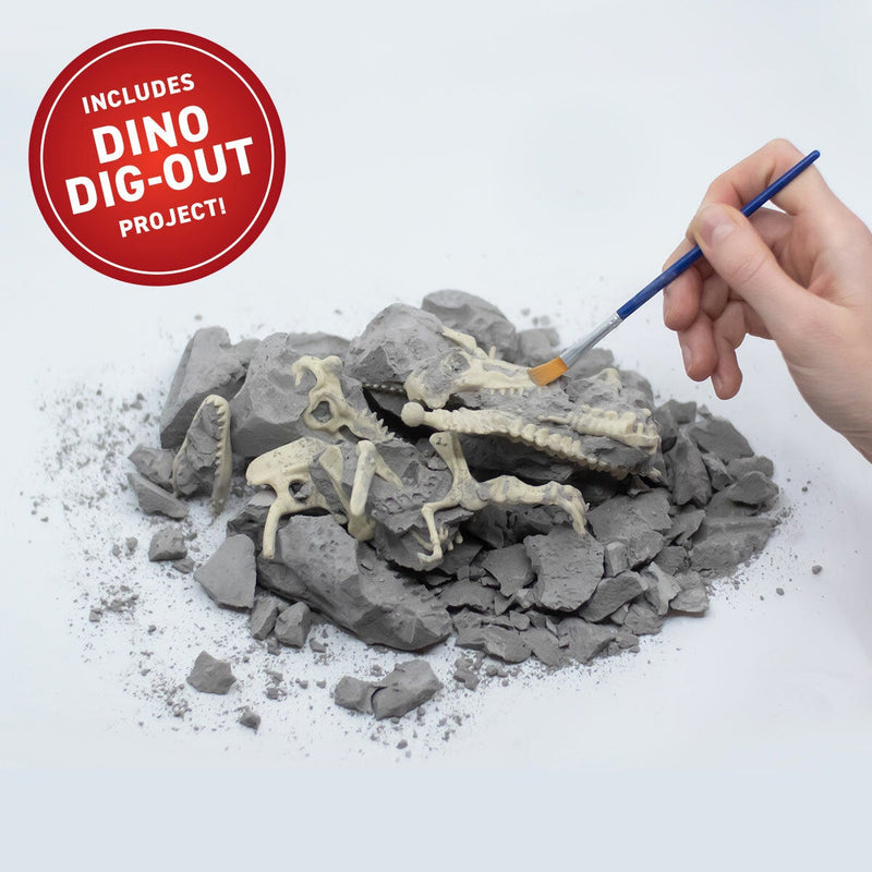 DK VR dinosaur set with goggles and fossil dig, imported from the UK