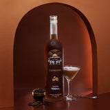 Laplandia Espresso Vodka 70cl bottle, imported from the UK