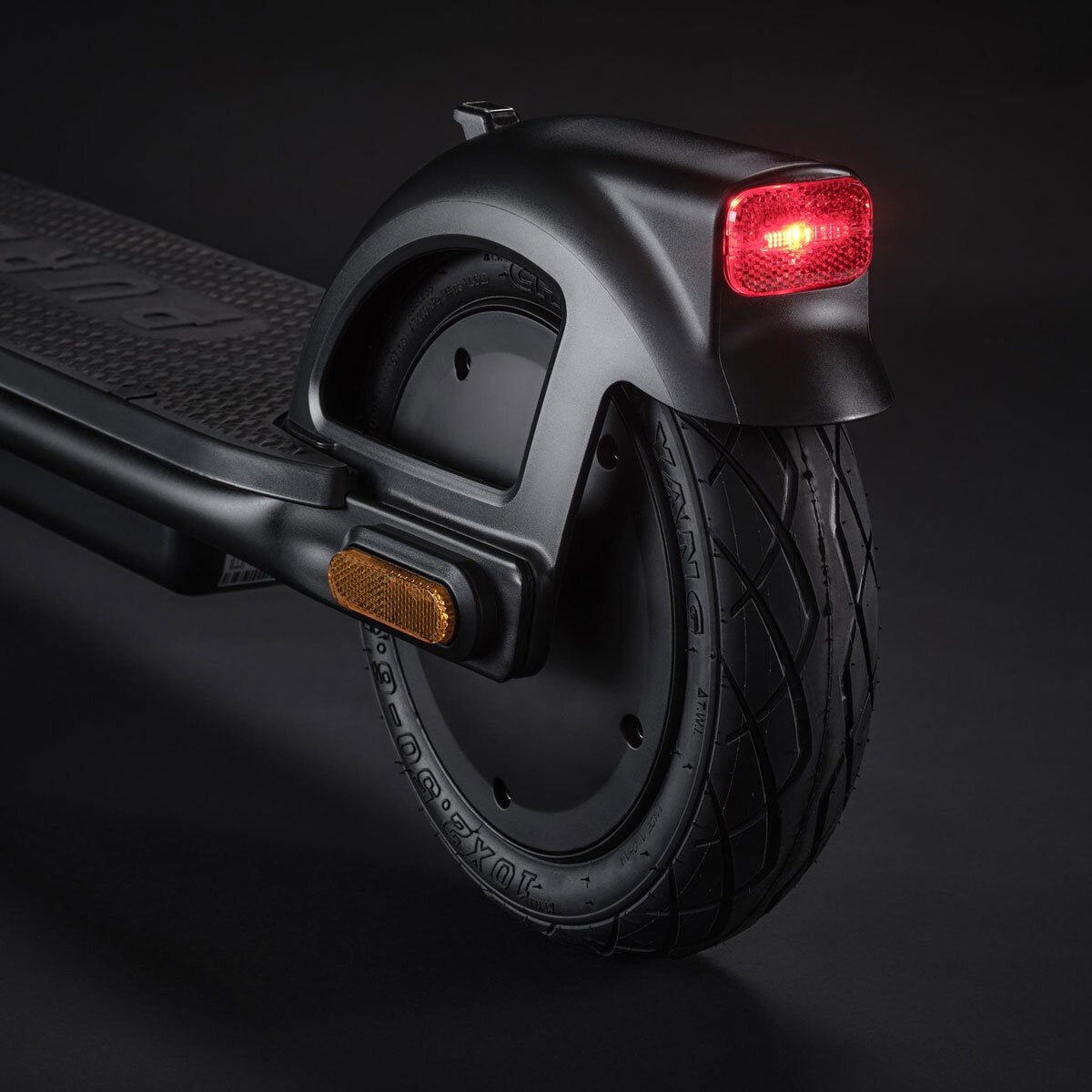 Pure Air5 electric scooter in black, folded design - British product
