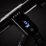 Pure Air5 electric scooter in black, folded design - British product