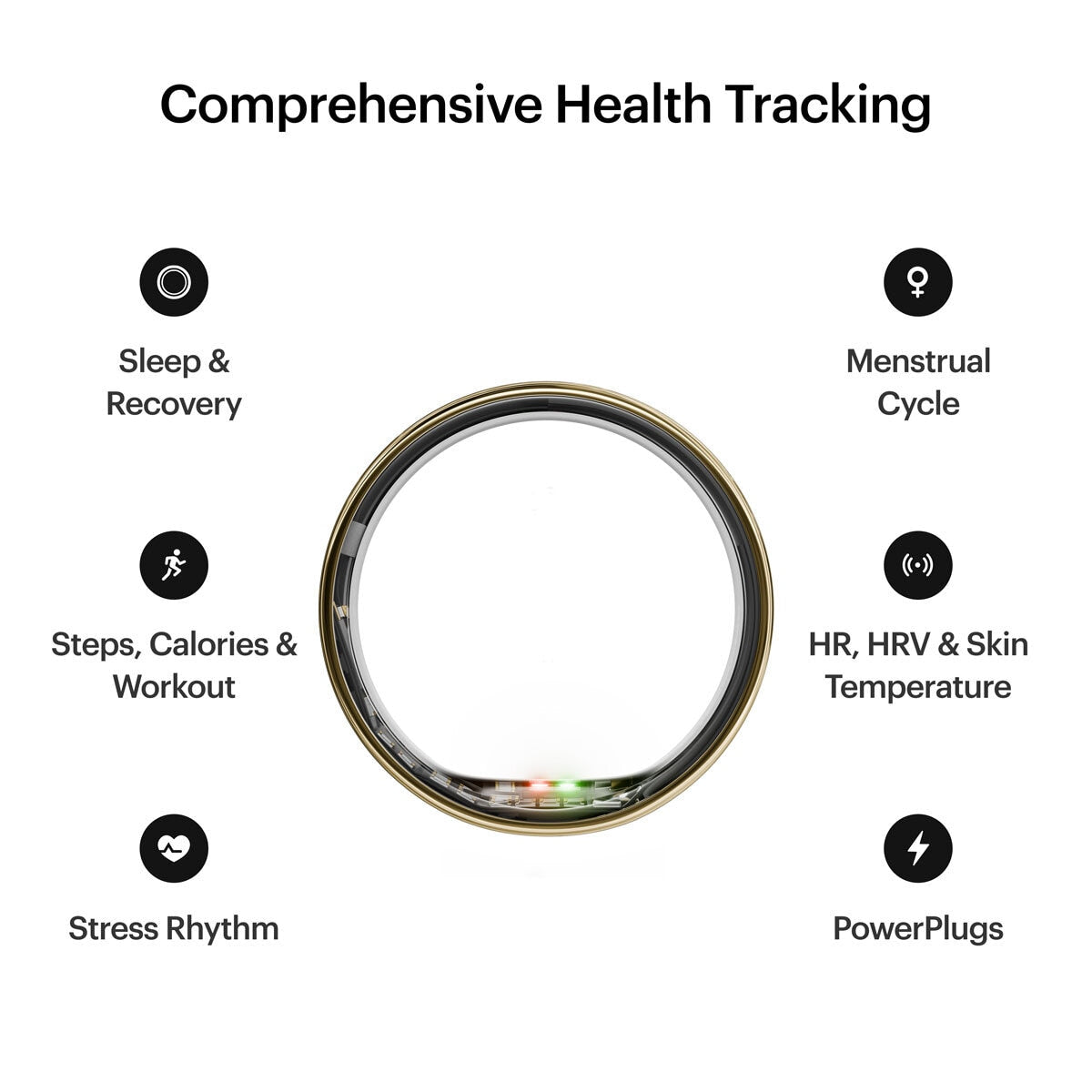 Ultrahuman Ring AIR Bionic Gold smart ring (British brand)