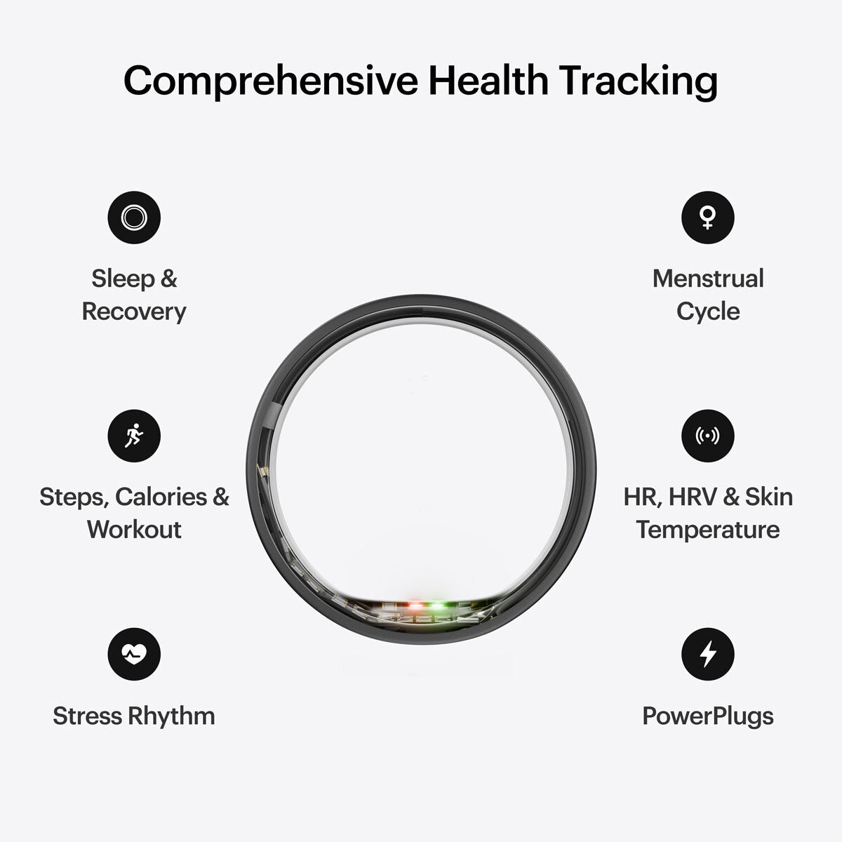Ultrahuman smart ring Matte Grey (British brand)