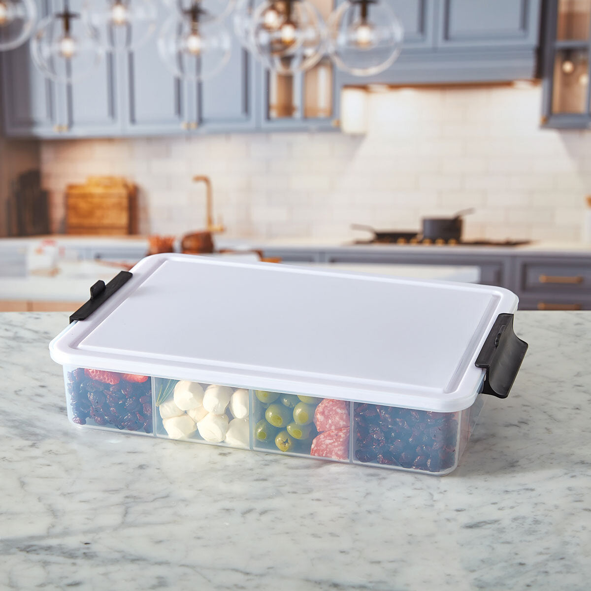 Sabatier Snacklebox set with cutting board lids (British brand)