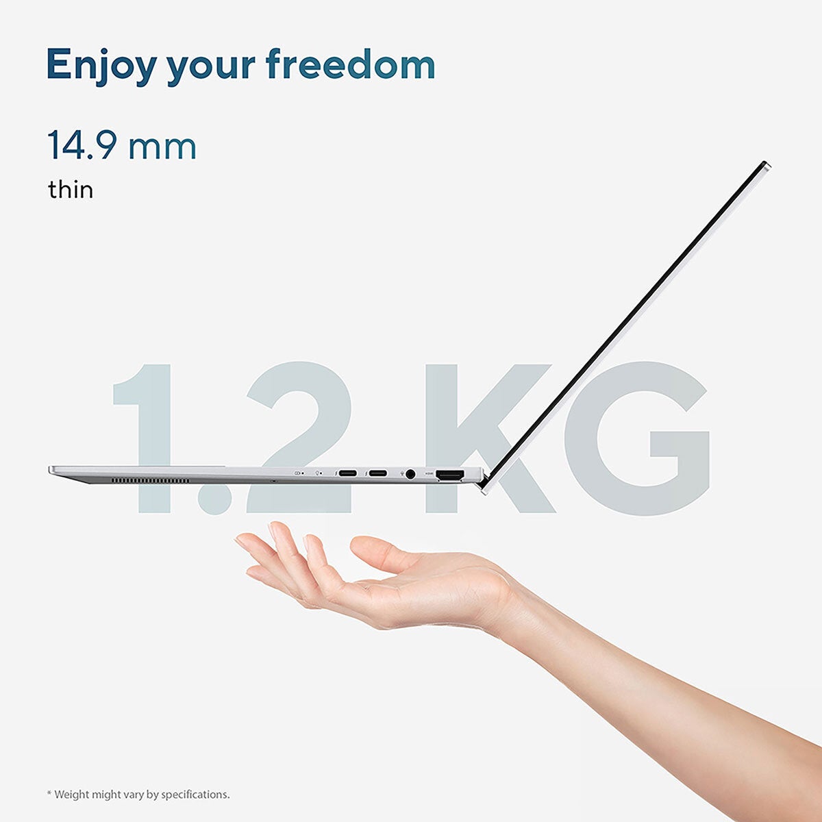 ASUS Zenbook 14 OLED laptop, imported from the UK