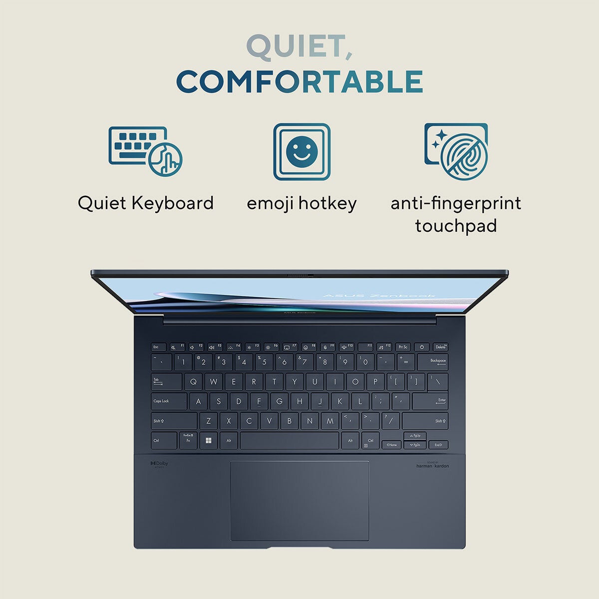 ASUS Zenbook 14 OLED laptop, imported from the UK