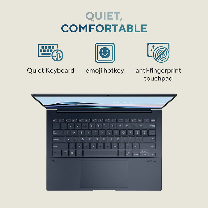 ASUS Zenbook 14 OLED laptop, imported from the UK