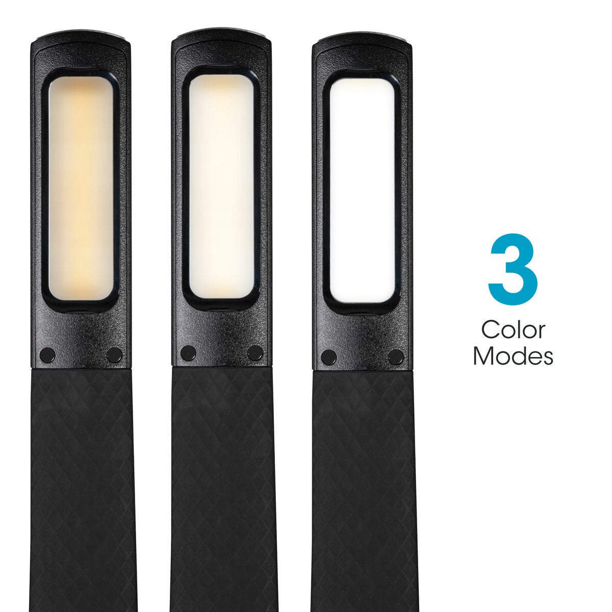 OttLite wireless charging LED black desk lamp, UK version