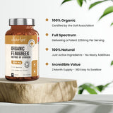 VitaBright Organic Fenugreek 180 capsules 2250mg (British brand)