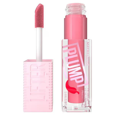 Superdrug Maybelline Lifter Plump Lip Gloss Blush Blaze Lip Gloss- Buy online at McGrocer