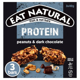 Eat Natural Protein Packed Peanuts & Chocolate Bars   3 x 40g Food Cupboard M&S   