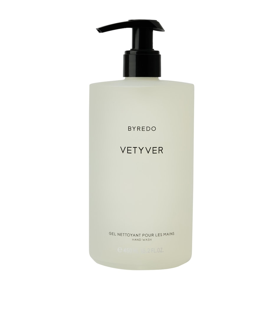 Byredo Vetyver hand wash 450ml bottle, imported from the UK
