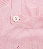 Petit Bateau cotton pointelle bodysuit 1-18 months, imported from the UK
