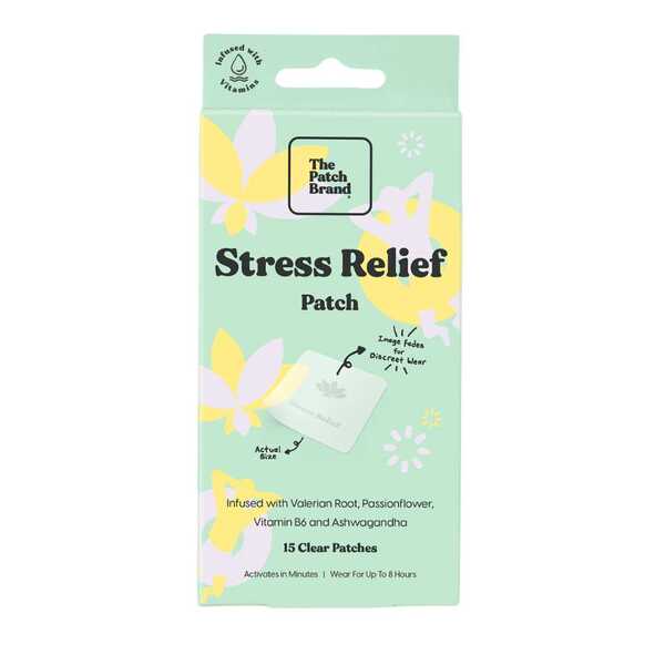 The Patch Brand Stress Relief Vitamin Patch, 15 patches