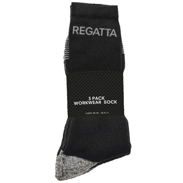 Regatta Mens Hardwearing Winter Socks (Pack Of 3) (6-11)