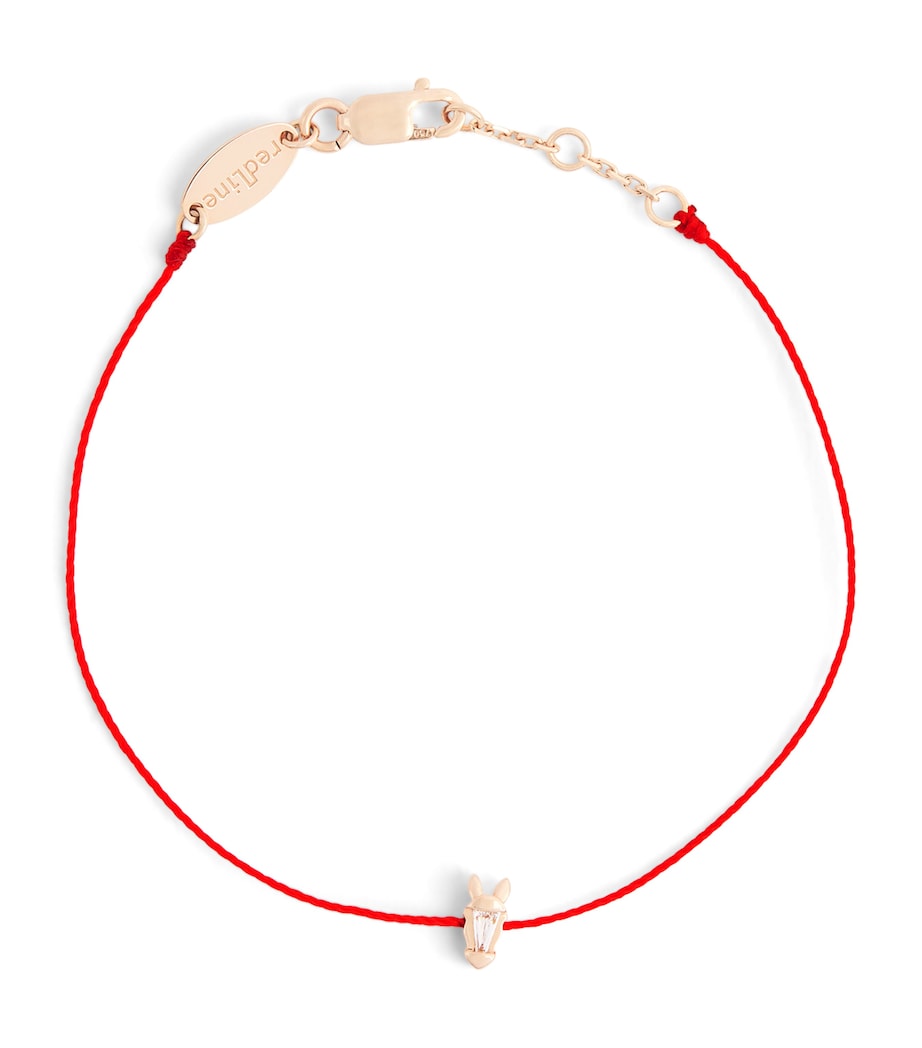 Redline rose gold diamond Chinese New Year bracelet, imported from the UK